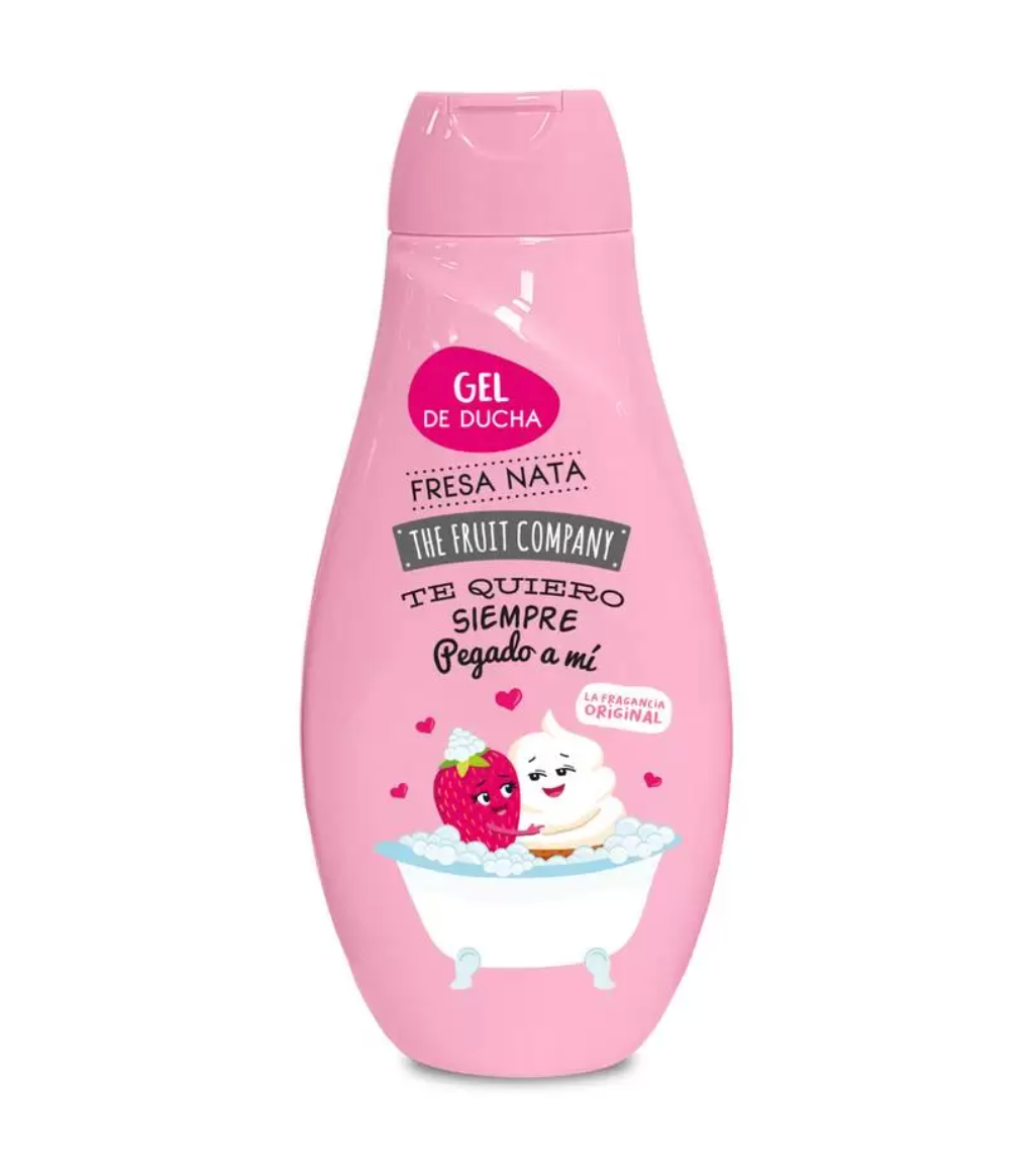 Gel de douche - Fraise & Crème - 600ml
