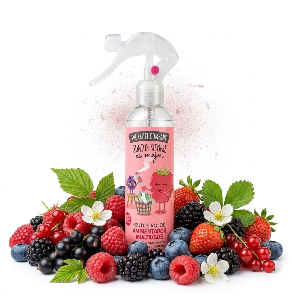 Spray d'ambiance maison & tissu fruits rouge 250ml