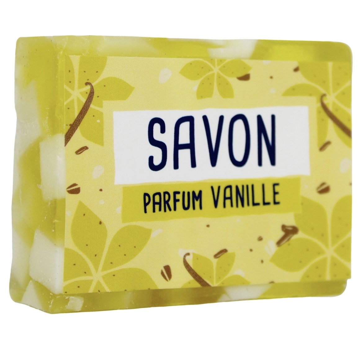 Savon en tranche glycérine végétale - Vanille - (100gr)