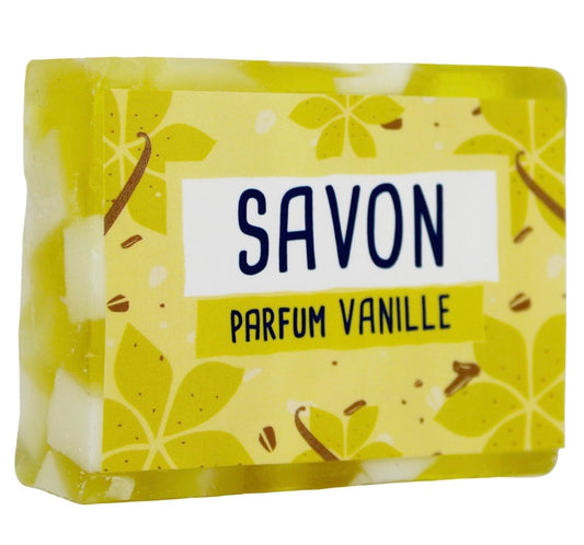 Savon en tranche glycérine végétale - Vanille - (100gr)